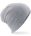 BB368 B368 Beechfield Hemsedal Slouch Beanie Heather Grey colour image